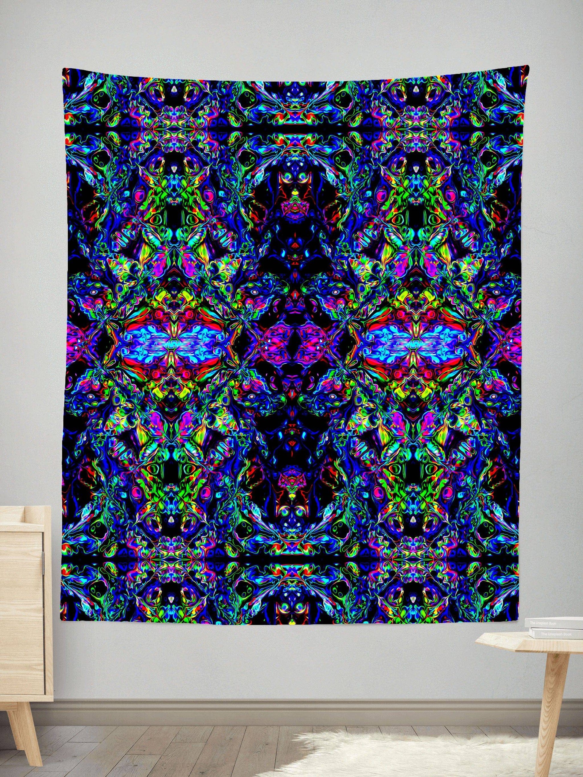 Glitch Portal Tapestry, Psychedelic Pourhouse, | iEDM