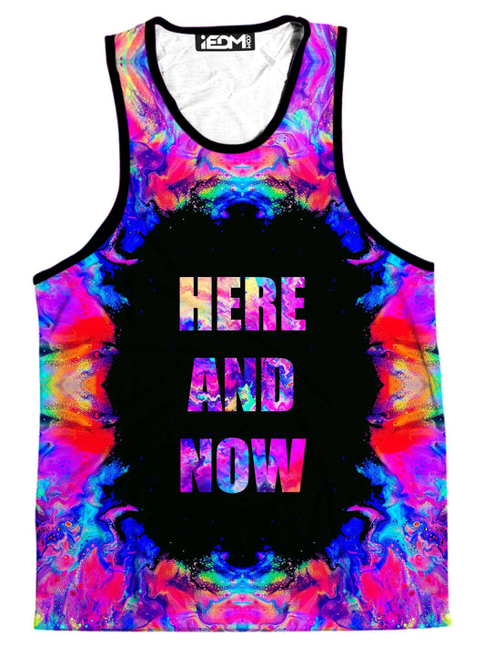 Here and Now Men's Tank, Psychedelic Pourhouse, | iEDM