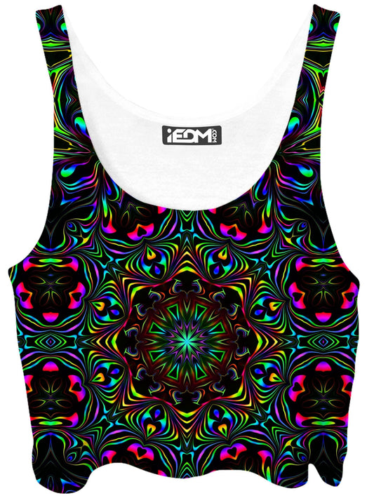 Kaleidoscope Eyes Crop Top, Psychedelic Pourhouse, | iEDM
