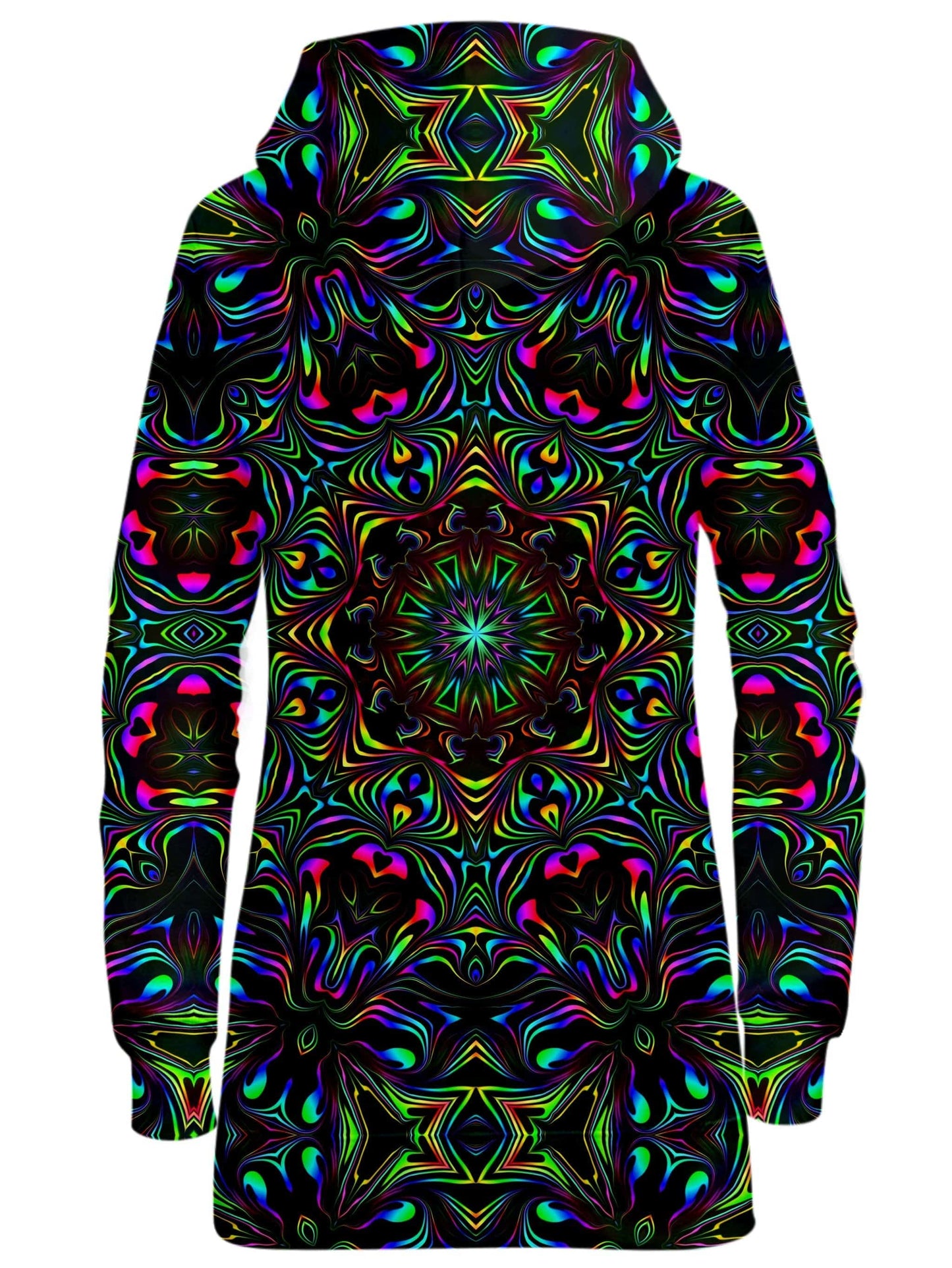 Kaleidoscope Eyes Hoodie Dress, Psychedelic Pourhouse, | iEDM