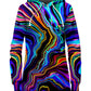 Neon Rift Hoodie Dress, Psychedelic Pourhouse, | iEDM