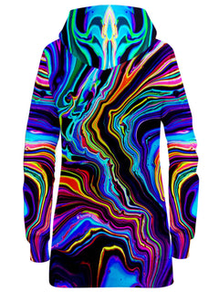 Psychedelic Pourhouse - Neon Rift Hoodie Dress