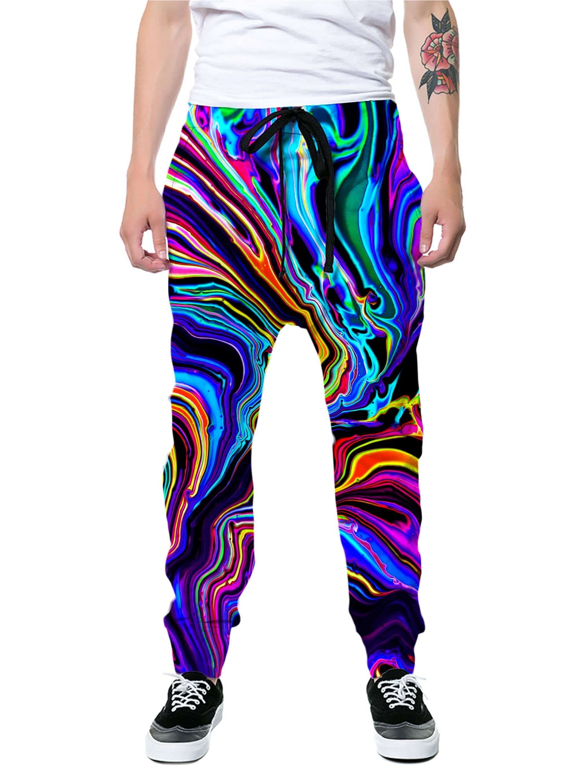 Neon Rift Joggers, Psychedelic Pourhouse, | iEDM