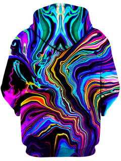 Psychedelic Pourhouse - Neon Rift Unisex Zip-Up Hoodie