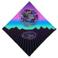 Psychedelic Outrun Bandana, Psychedelic Pourhouse, | iEDM