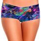 Psychedelic Outrun Booty Shorts, Psychedelic Pourhouse, | iEDM