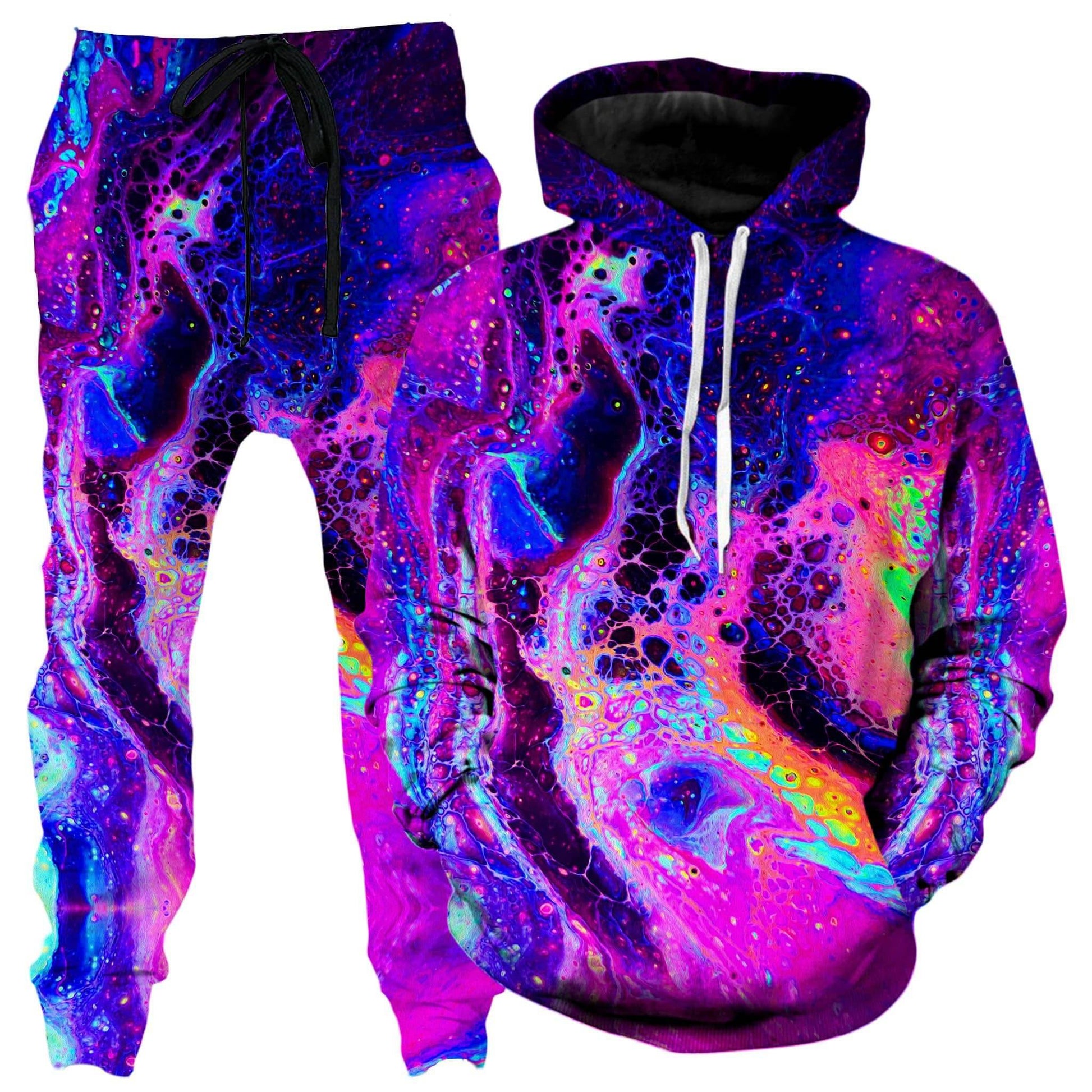 Psychedelic Radiation Hoodie and Joggers Combo, Psychedelic Pourhouse, | iEDM