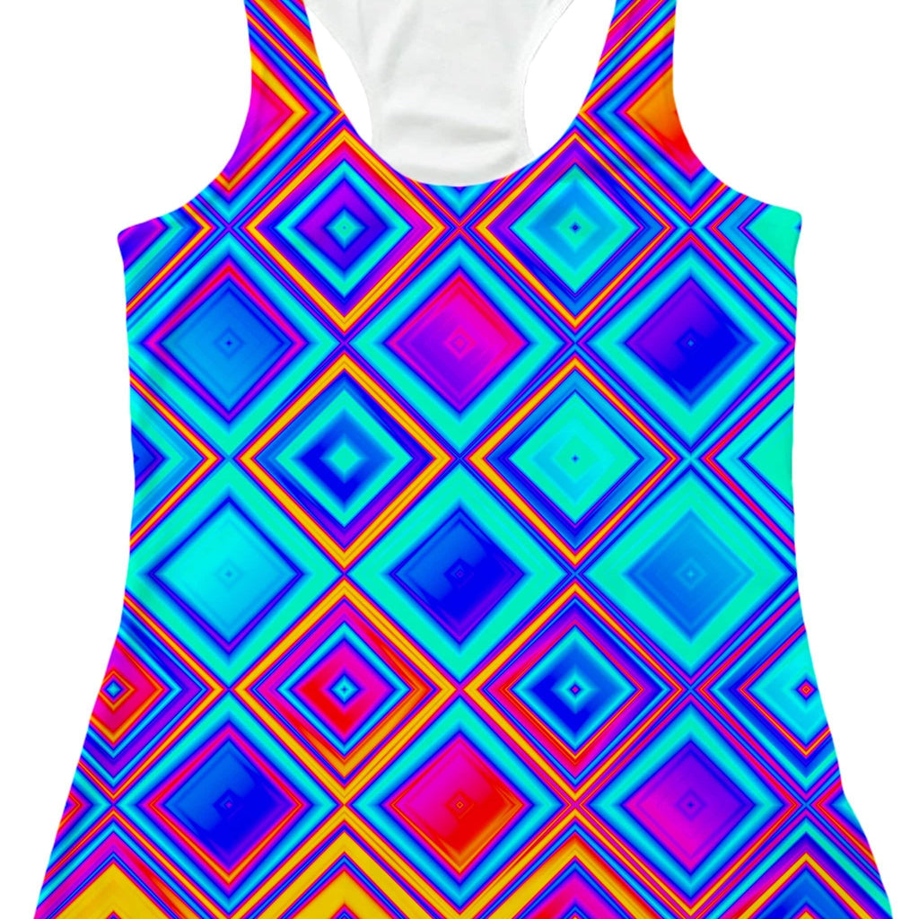 Quick Silver Women's Tank, Psychedelic Pourhouse, | iEDM