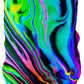 Rainbow Rift Bandana Mask, Psychedelic Pourhouse, | iEDM