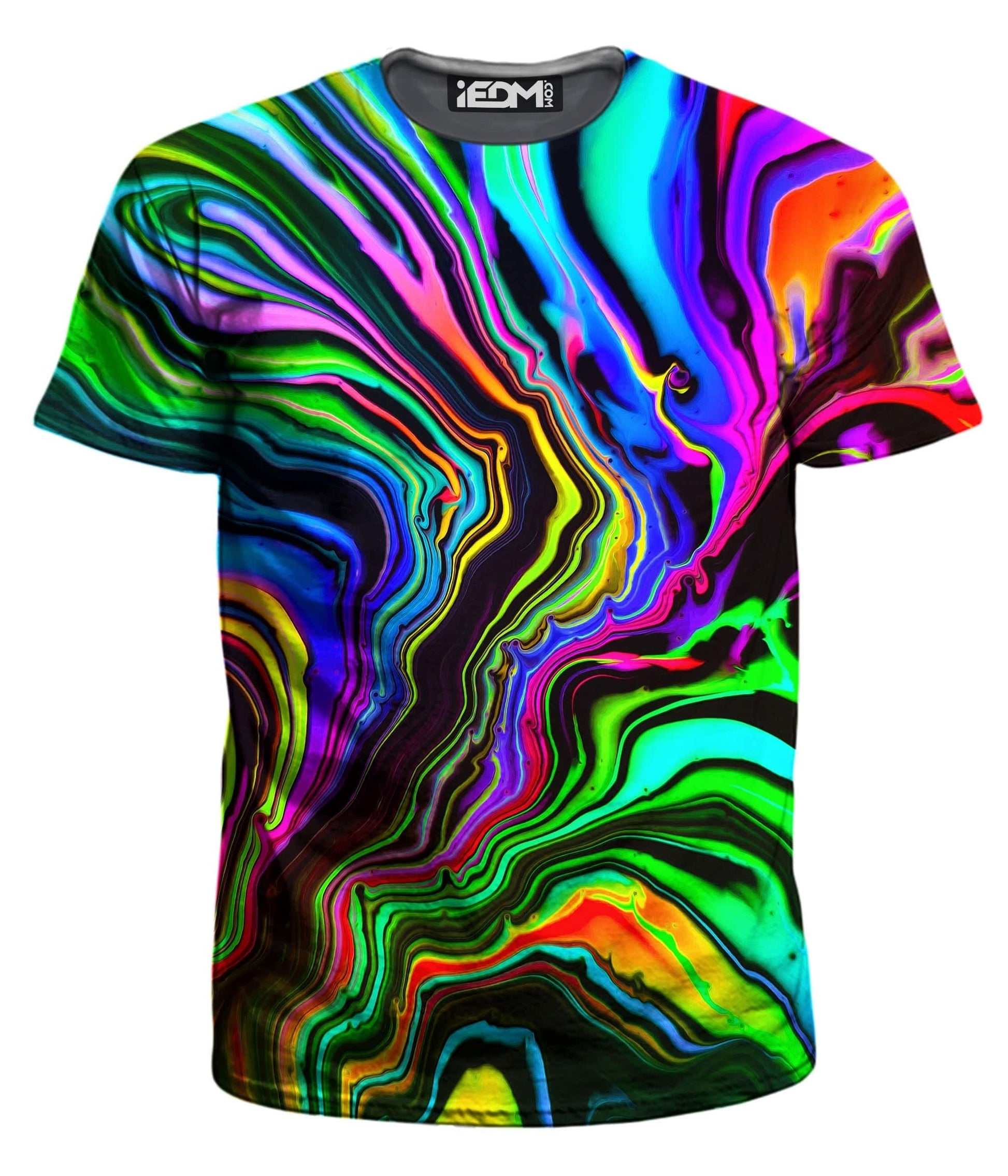 Rainbow Rift Men's T-Shirt, Psychedelic Pourhouse, | iEDM