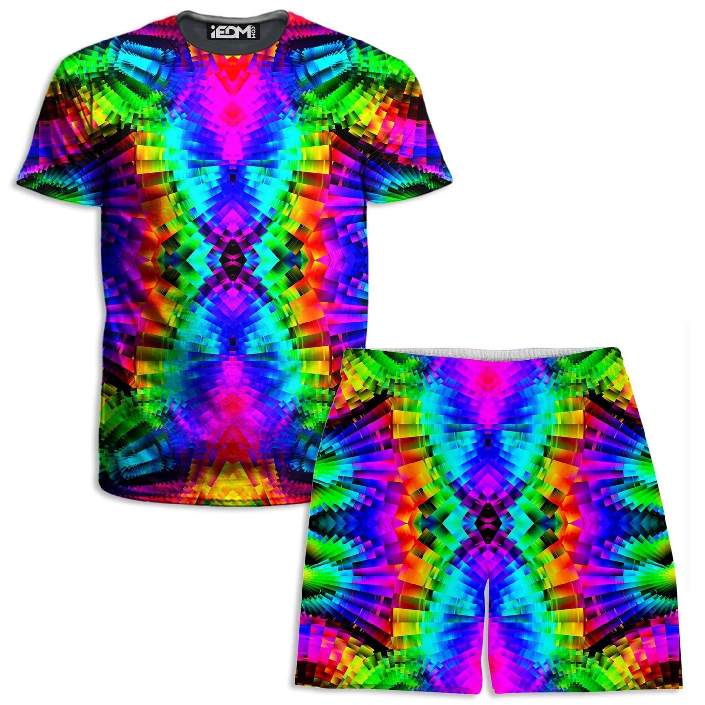 Reality Breakdown T-Shirt and Shorts Combo, Psychedelic Pourhouse, | iEDM
