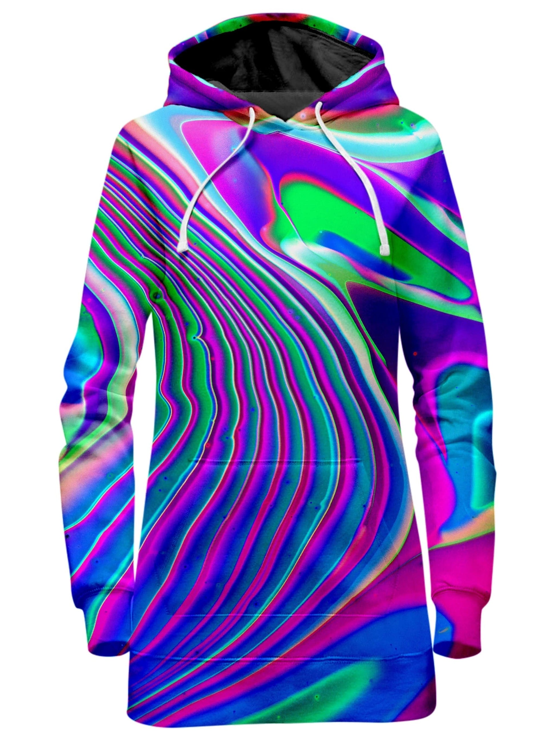 Tangerine Dream Hoodie Dress and Leggings Combo, Psychedelic Pourhouse, | iEDM