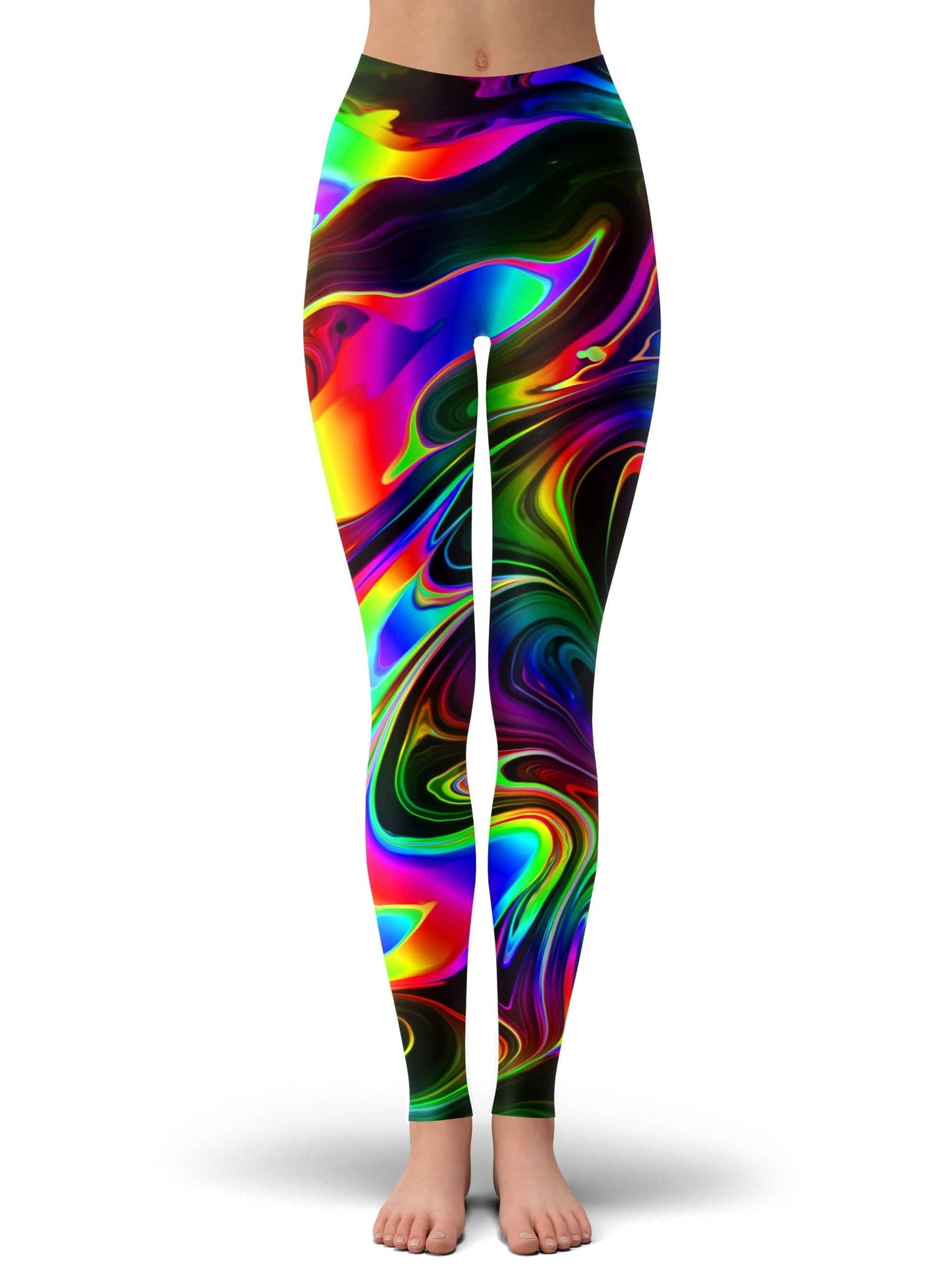That Glow Flow Women's Tank and Leggings Combo, Psychedelic Pourhouse, | iEDM