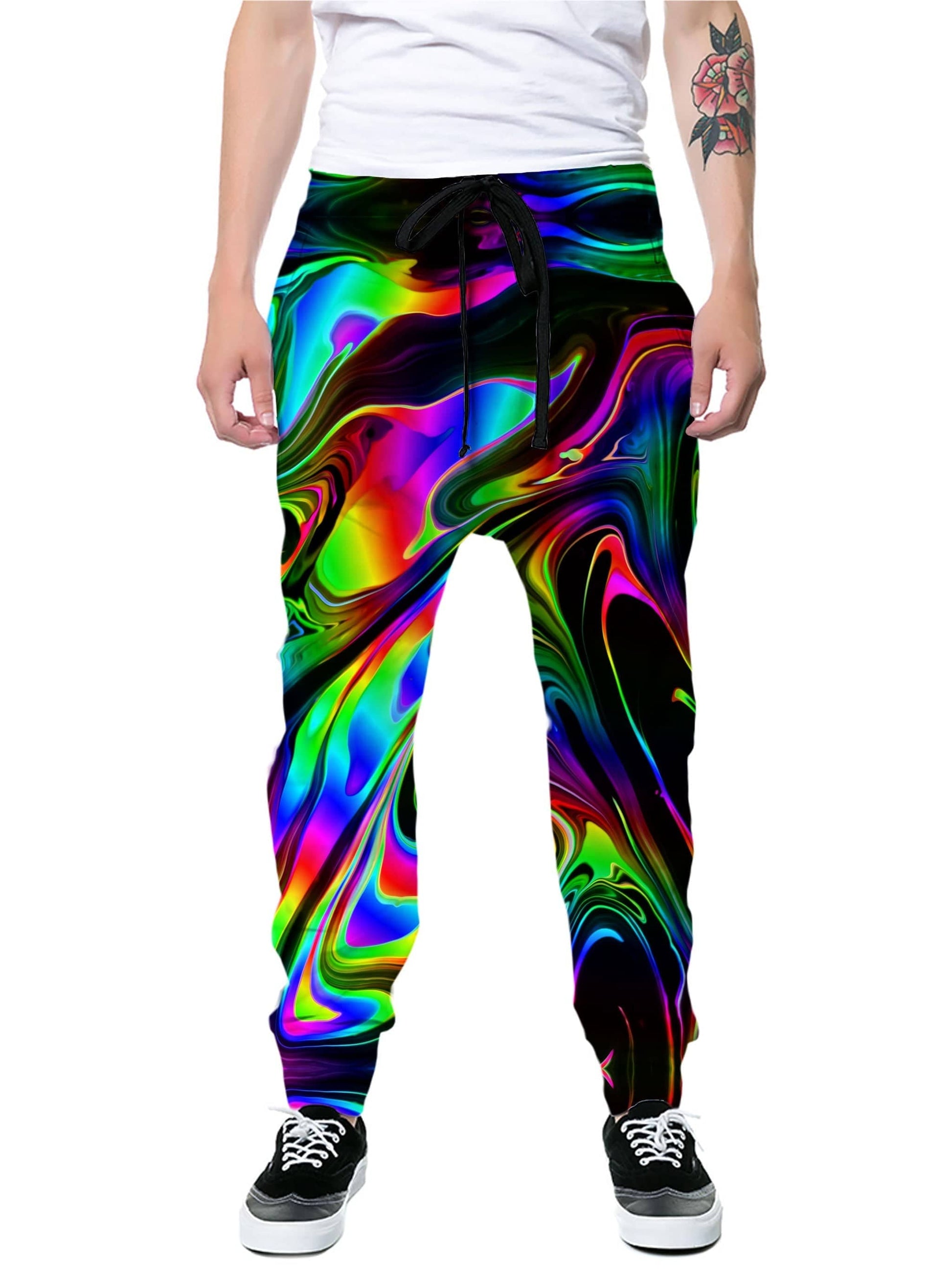 That Glow Flow Zip-Up Hoodie and Joggers Combo, Psychedelic Pourhouse, | iEDM