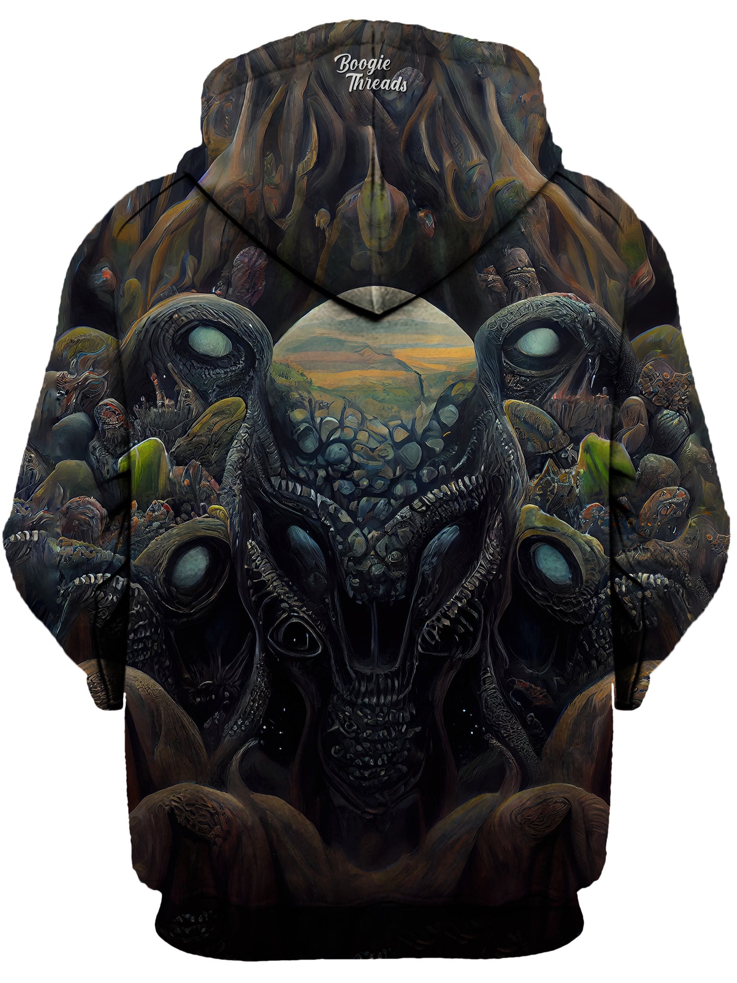 Psychedelic Reflection Unisex Hoodie, Gratefully Dyed, | iEDM