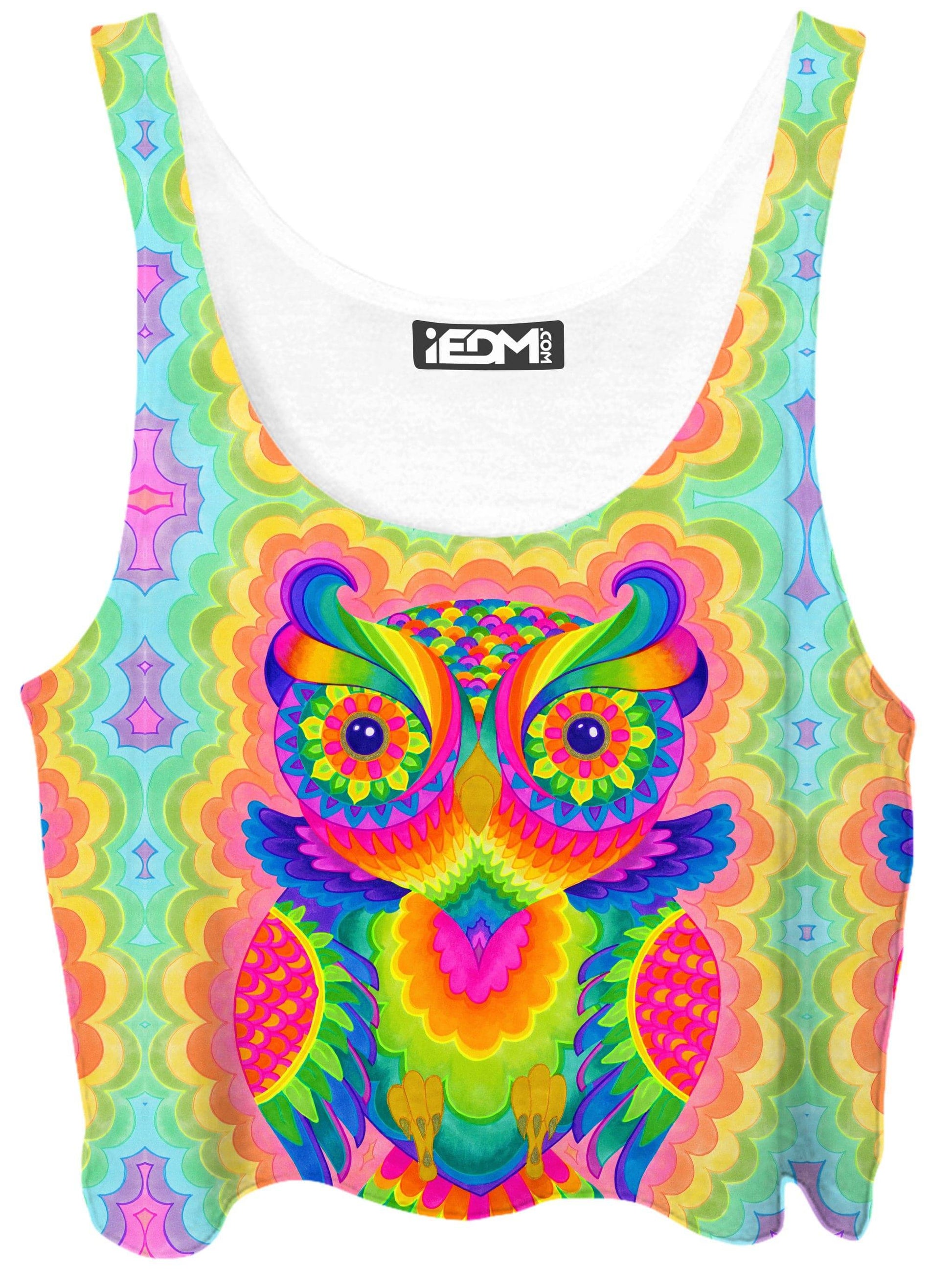 Cosmic Owl Crop Top, Rachel Rosenkoetter, | iEDM