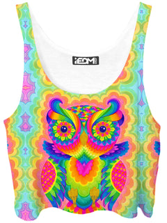 Rachel Rosenkoetter - Cosmic Owl Crop Top