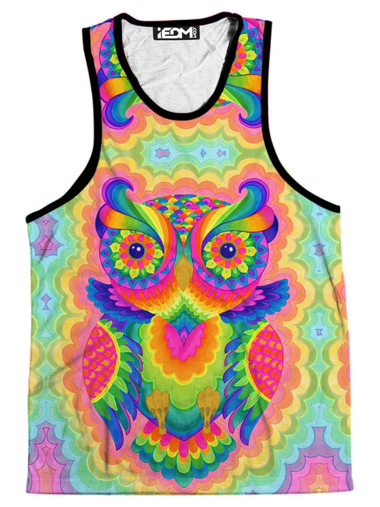 Cosmic Owl Men's Tank, Rachel Rosenkoetter, | iEDM