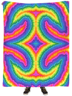 Rachel Rosenkoetter - Rainbow Dragon Plush Blanket