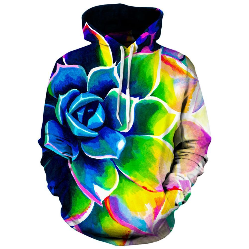 Rachel Rosenkoetter Supp Succulent Hoodie and Joggers Combo - iEDM