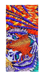 Rachel Rosenkoetter - Telenergetic Tiger Beach Throw