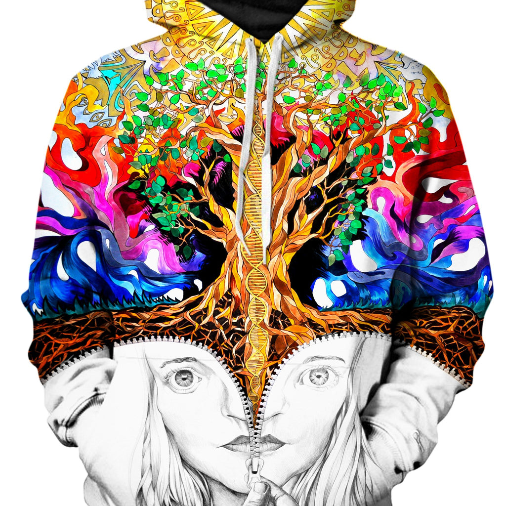 Unzipped Self Portrait Unisex Hoodie, Rachel Rosenkoetter, | iEDM