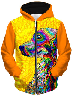 Rachel Rosenkoetter - Wizardelic Unisex Zip-Up Hoodie
