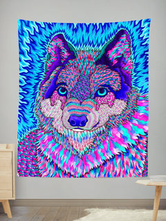Rachel Rosenkoetter - Wolfadelic III Tapestry