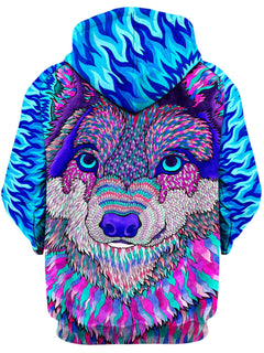 Rachel Rosenkoetter - Wolfadelic III Unisex Zip-Up Hoodie