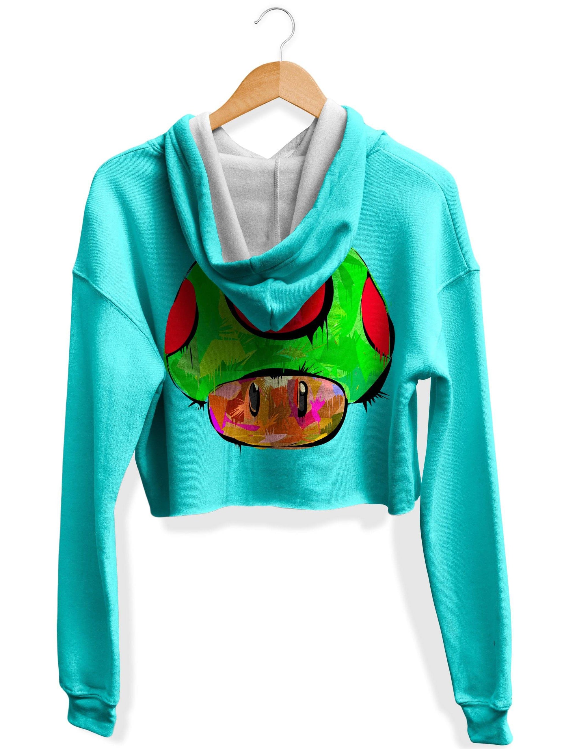 1 Up Fleece Crop Hoodie (Ready To Ship), Ready To Ship, | iEDM