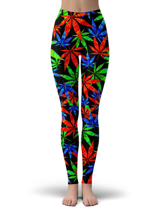 Weed Leggings (Ready To Ship), Ready To Ship, | iEDM