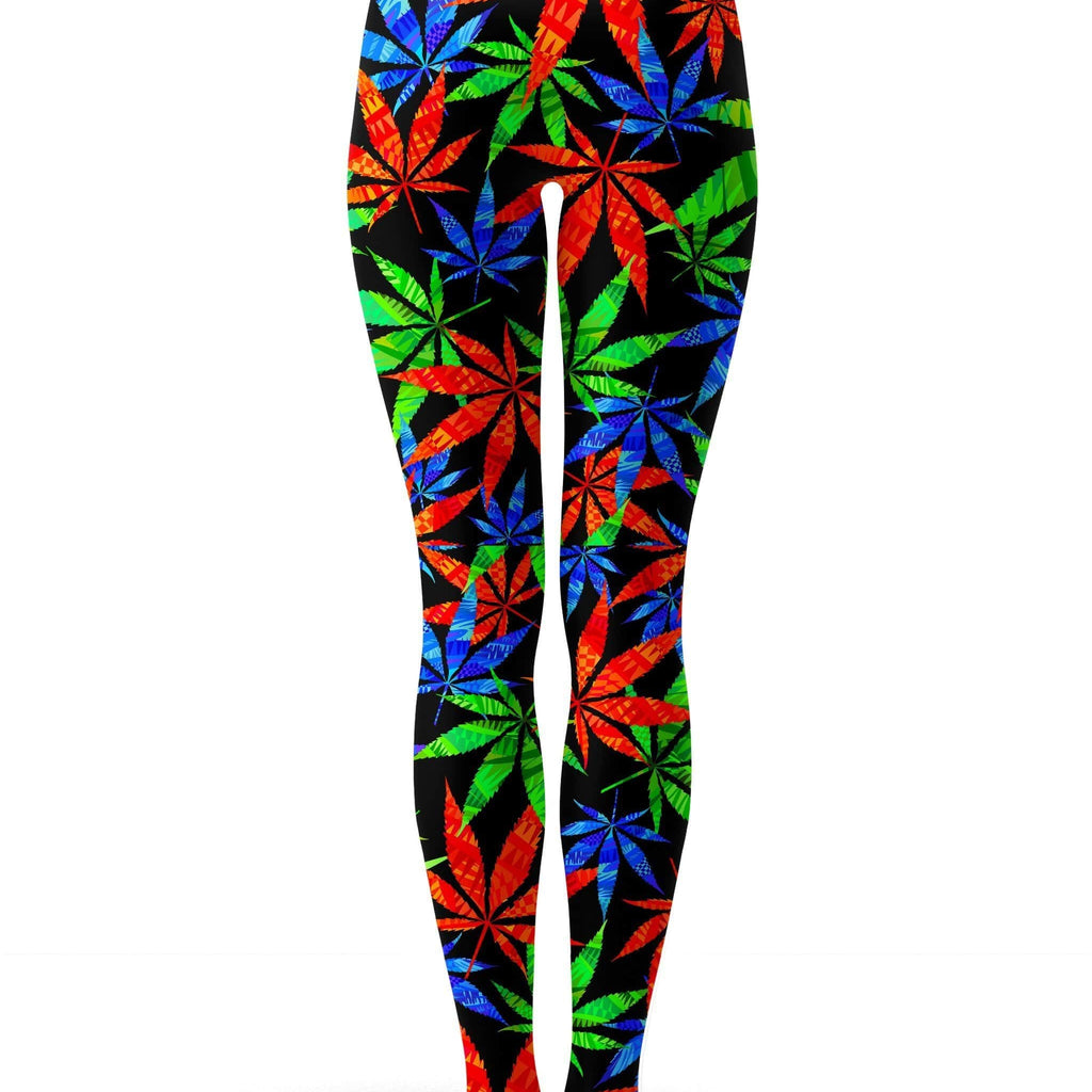 Weed Leggings (Ready To Ship), Ready To Ship, | iEDM