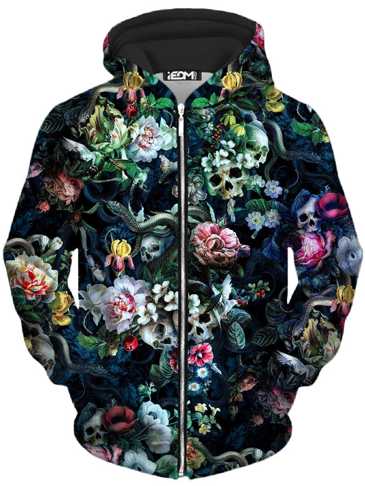 Dark Splendor Unisex Zip-Up Hoodie, Riza Peker, | iEDM