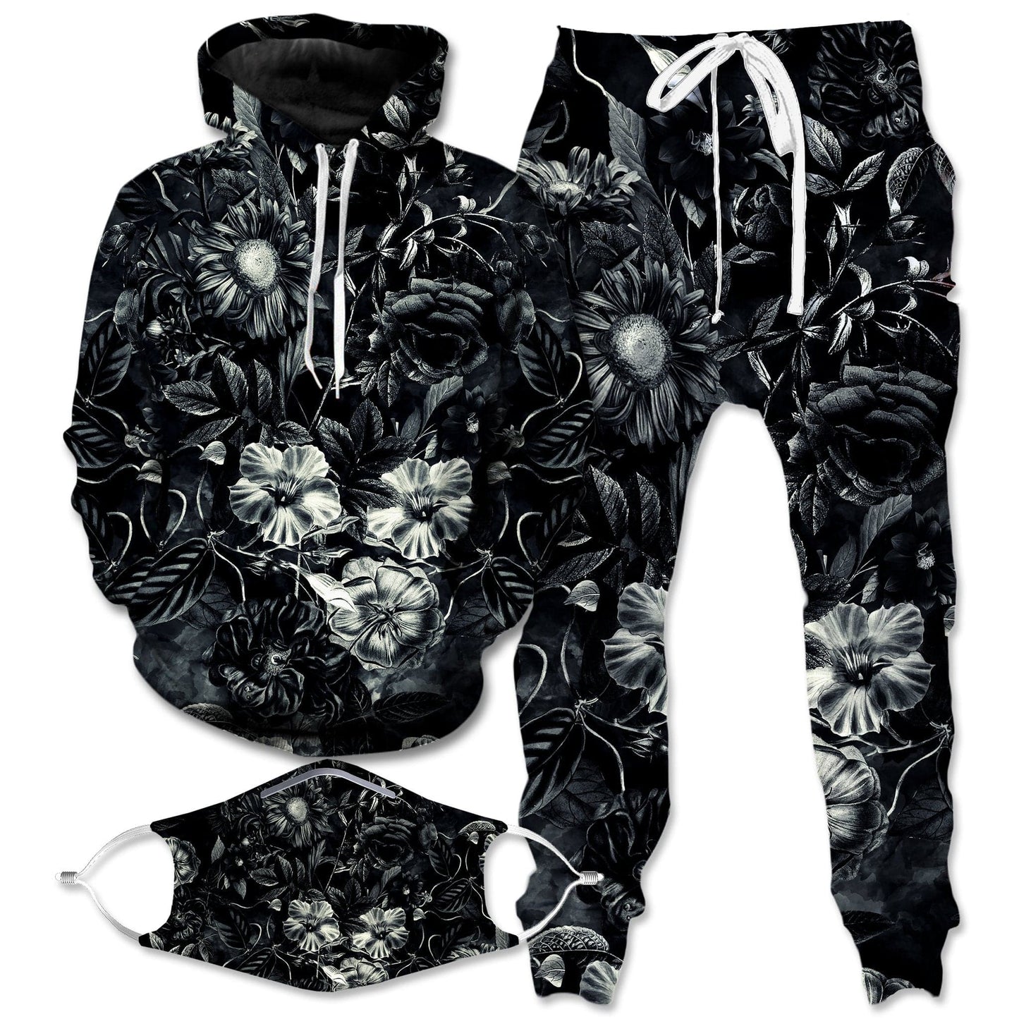 Darkness Hoodie and Joggers with PM 2.5 Face Mask Combo, Riza Peker, | iEDM