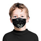 Darkness Kids Face Mask With (4) PM 2.5 Carbon Inserts, Riza Peker, | iEDM