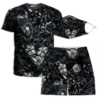 Riza Peker - Darkness T-Shirt and Shorts with PM 2.5 Face Mask Combo
