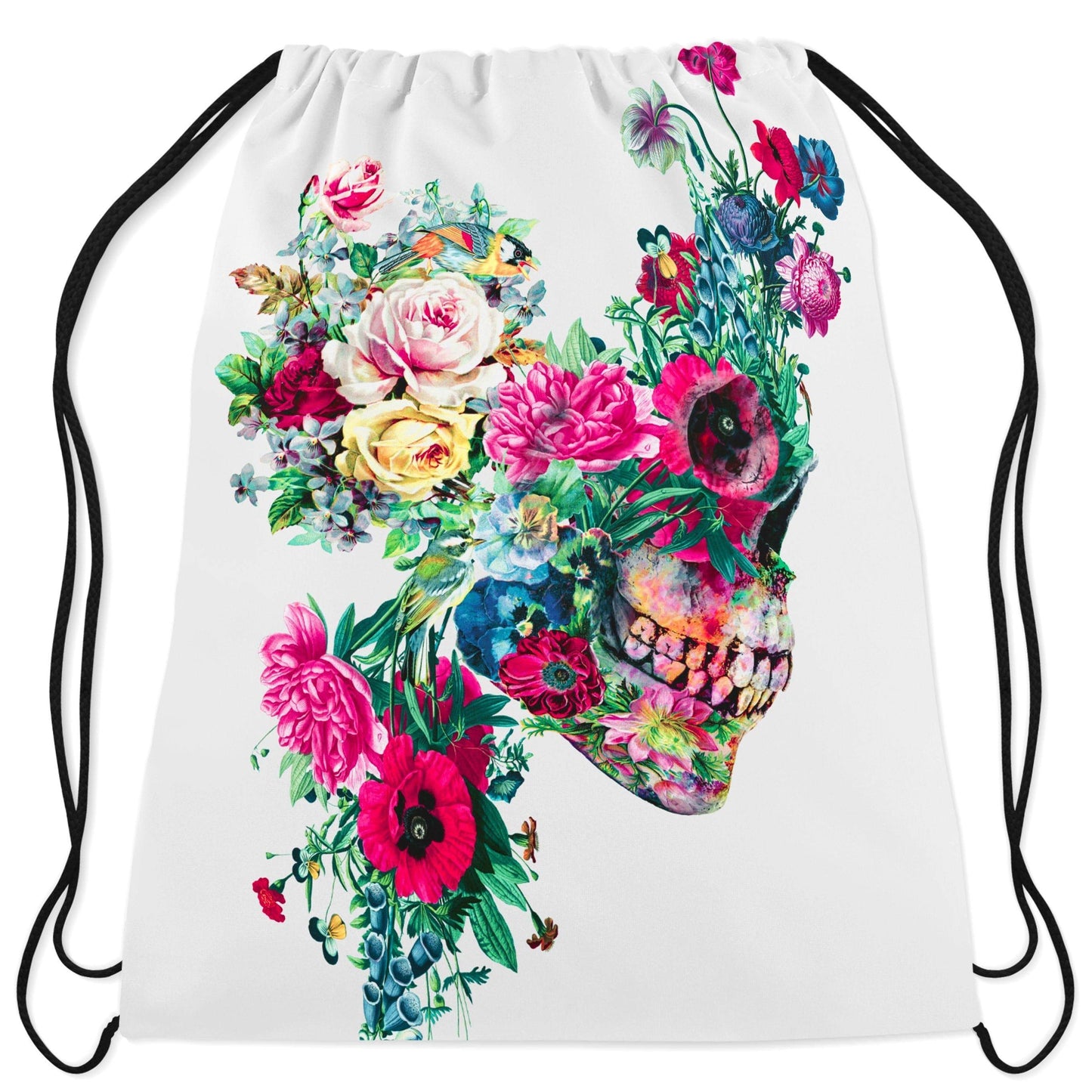 Floral Dorian Drawstring Bag, Riza Peker, | iEDM