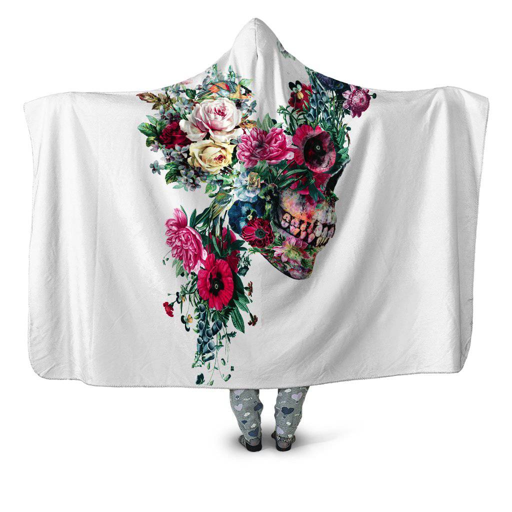 Floral Dorian Hooded Blanket, Riza Peker, | iEDM