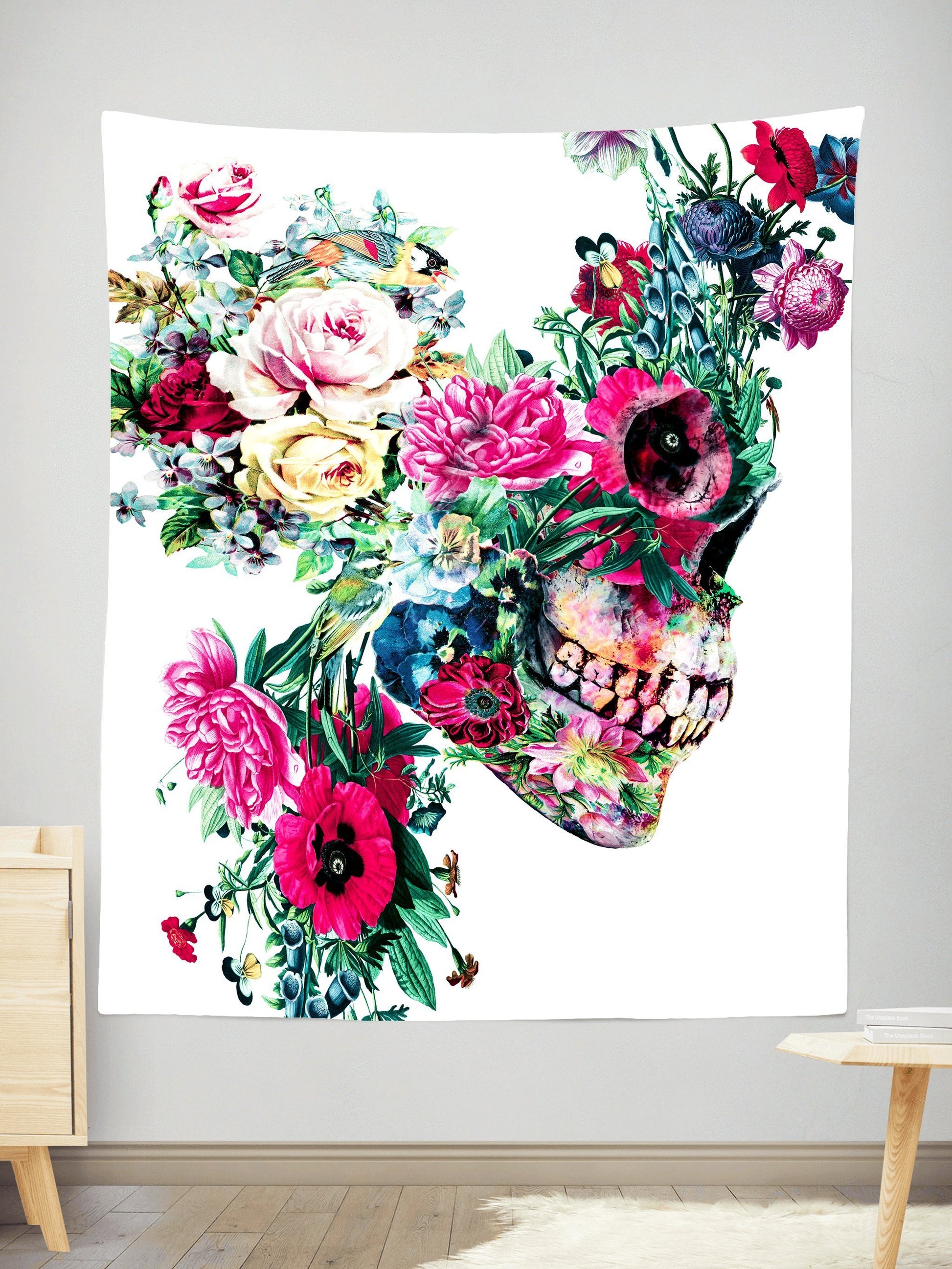 Floral Dorian Tapestry, Riza Peker, | iEDM