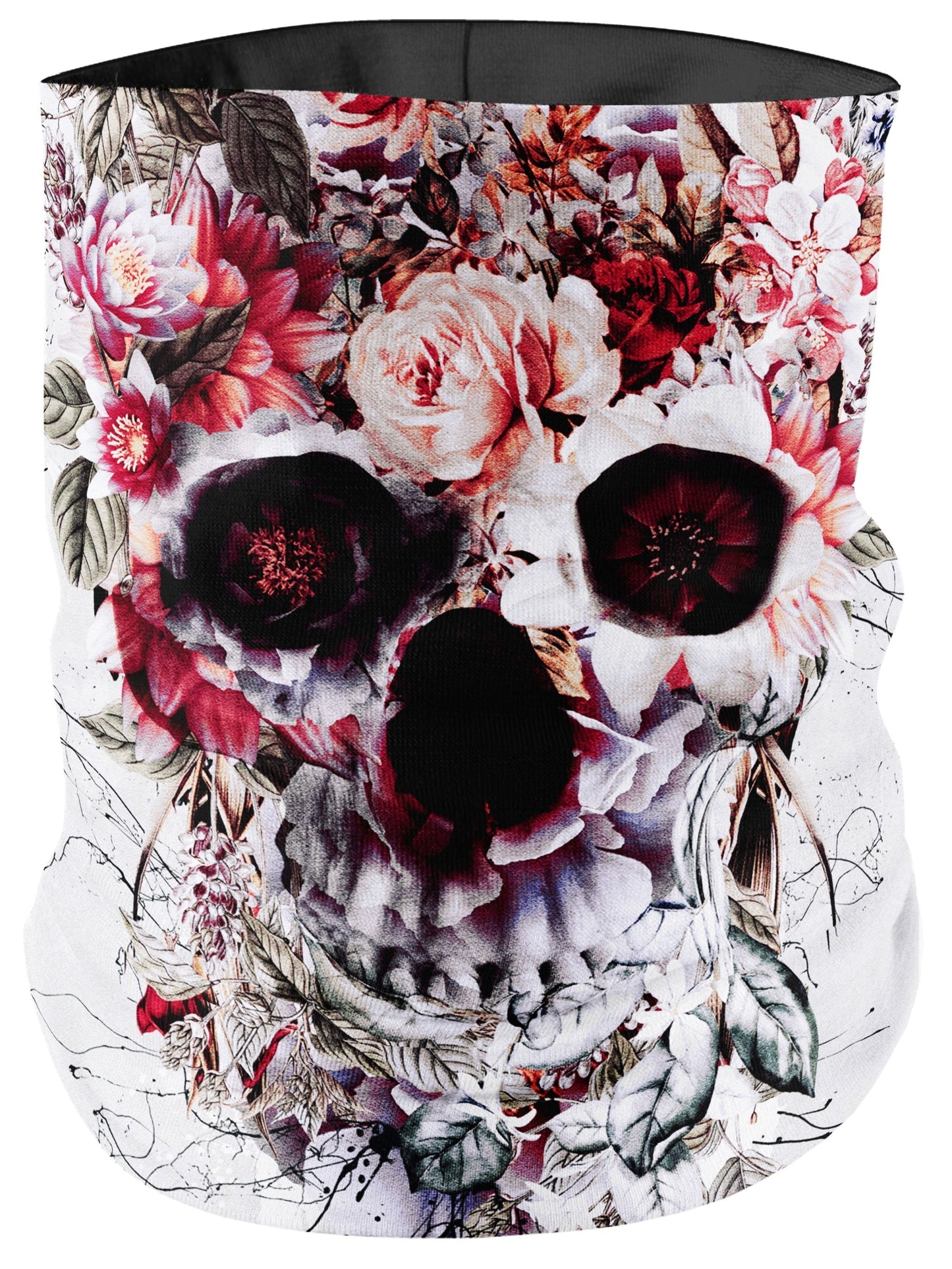 Floral Skull Bandana Mask, Riza Peker, | iEDM