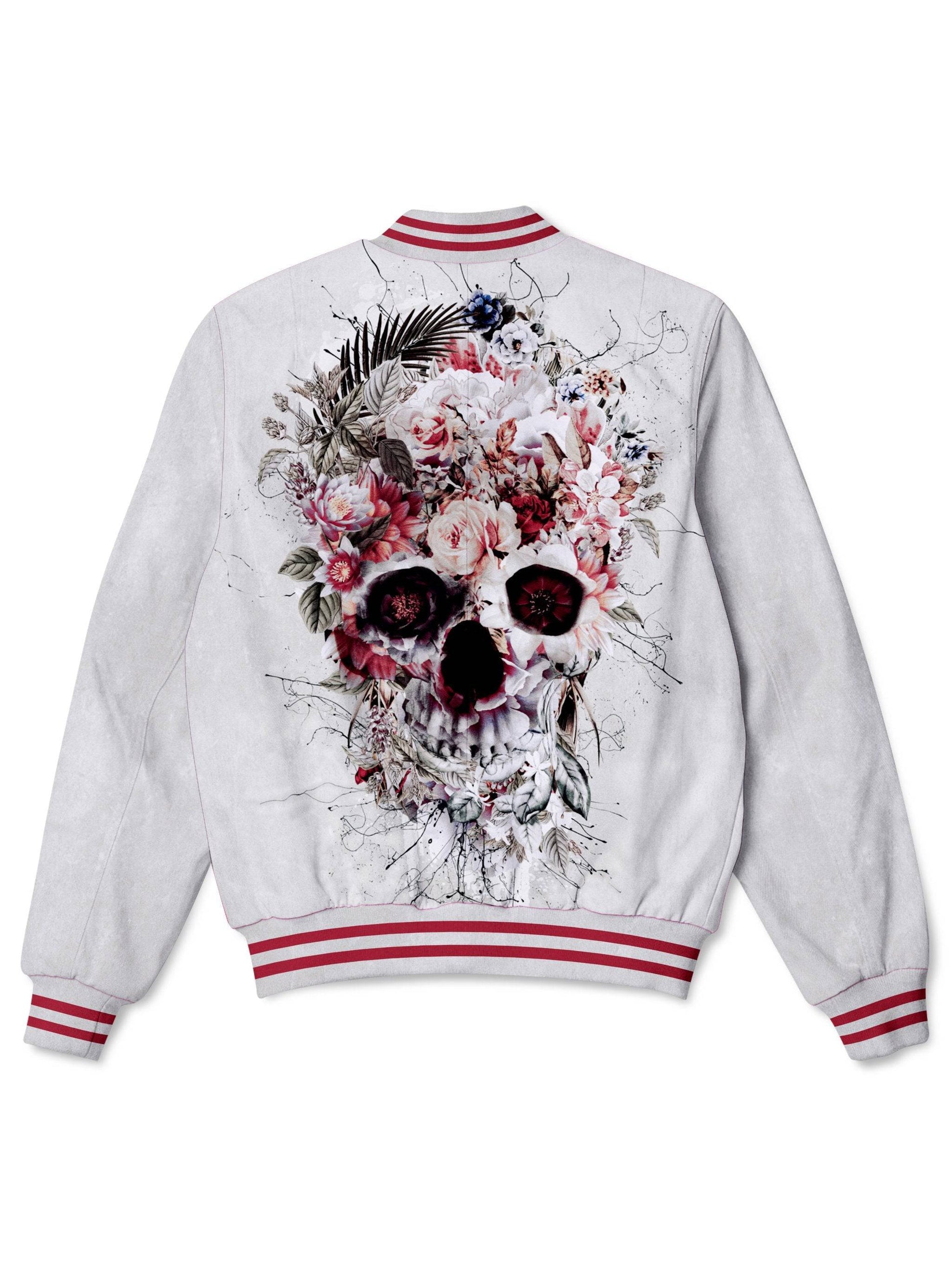 Floral Skull Bomber Jacket, Riza Peker, | iEDM
