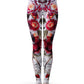 Floral Skull Crop Top and Leggings Combo, Riza Peker, | iEDM