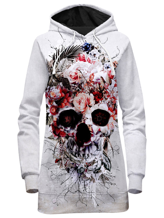 Floral Skull Hoodie Dress, Riza Peker, | iEDM
