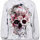 Floral Skull Sweatshirt, Riza Peker, | iEDM