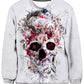Floral Skull Sweatshirt, Riza Peker, | iEDM