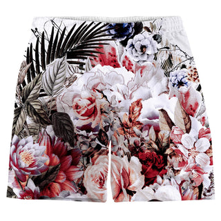 Riza Peker - Floral Skull Weekend Shorts