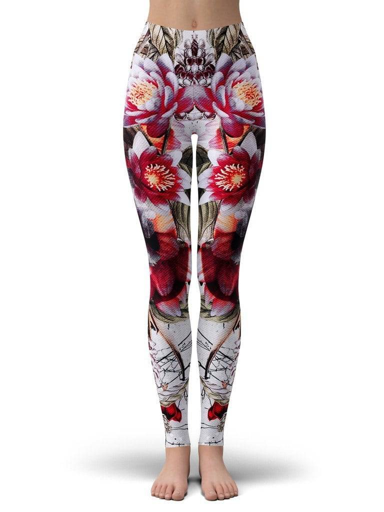 Floral Skull Women's Tank and Leggings Combo, Riza Peker, | iEDM