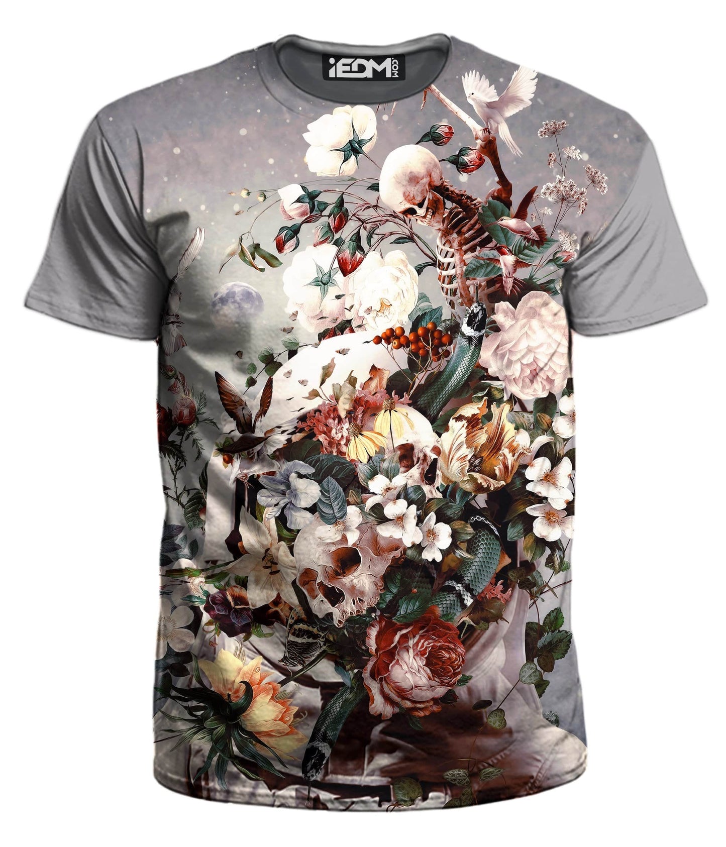 Floral Space Men's T-Shirt, Riza Peker, | iEDM
