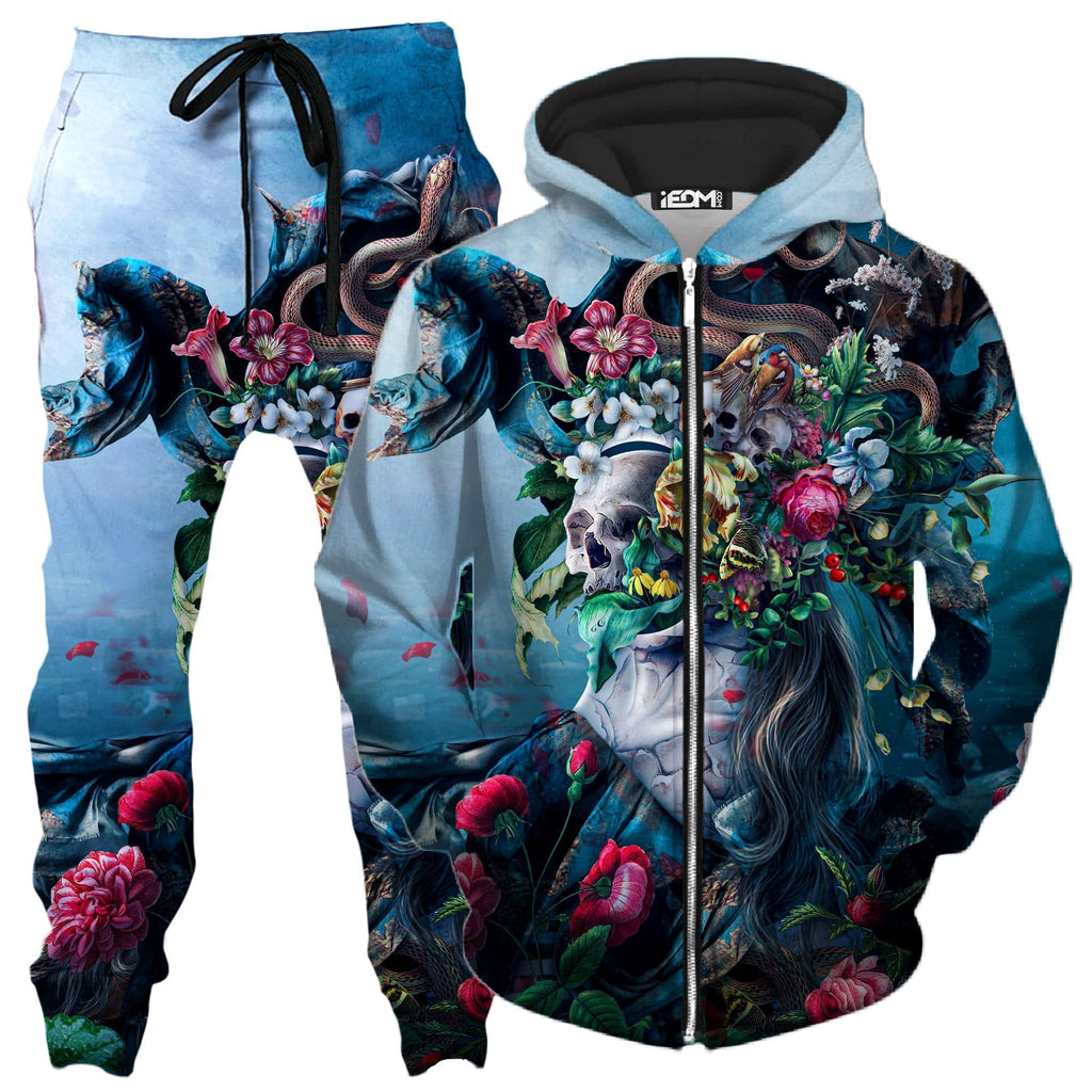 Live and Die Zip-Up Hoodie and Joggers Combo, Riza Peker, | iEDM