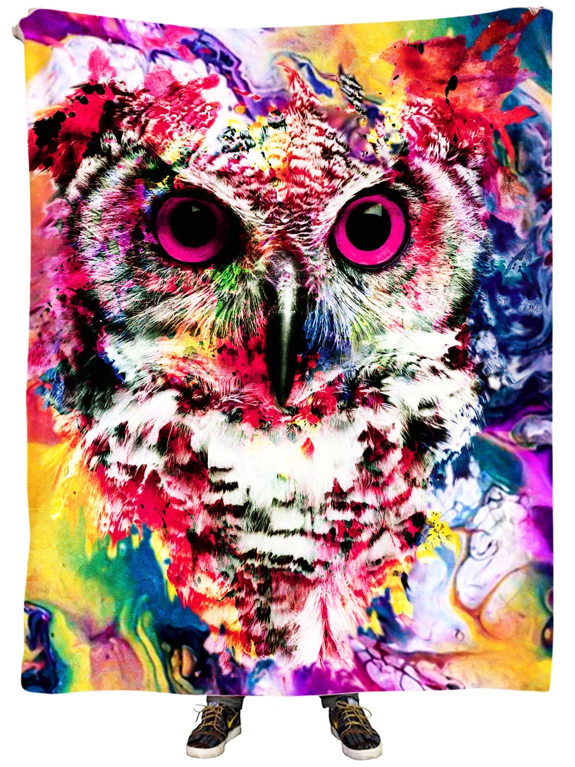 Owl Plush Blanket, Riza Peker, | iEDM